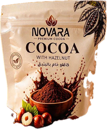 Novara cocoa with hazelnut